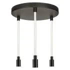 Ledvance Decor Glow Pendel Zwart 28W 1400lm - 927 Zeer Warm Wit | 400mm - Beste Kleurweergave